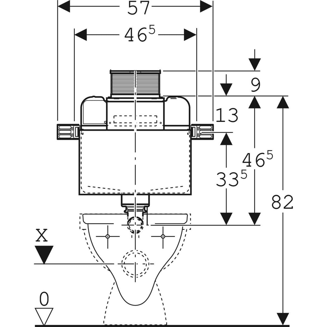 Geberit Kappa In-wall Cistern