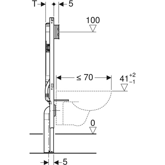 Geberit Sigma8 Duofix In-wall Cistern