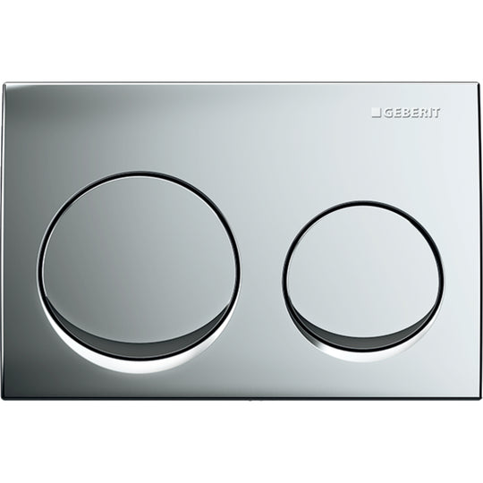 Geberit Alpha25 Round Flush Plate – Bright Chrome Finish