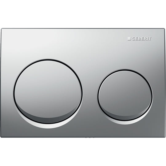 Geberit Alpha25 Round Flush Plate – Matt Chrome Finish
