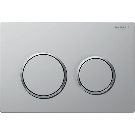 Geberit Kappa21 Flush Plate – Matt Chrome Finish, Chrome Trim