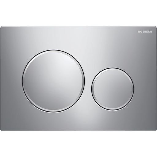 Geberit Sigma20 Flush Plate – Chrome Finish, Chrome Trim