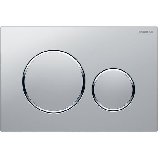 Geberit Sigma20 Flush Plate – Matt Chrome Finish, Chrome Trim