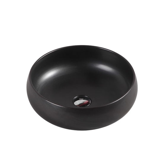 Asti 87 Counter-top Round Basin - Matt Black