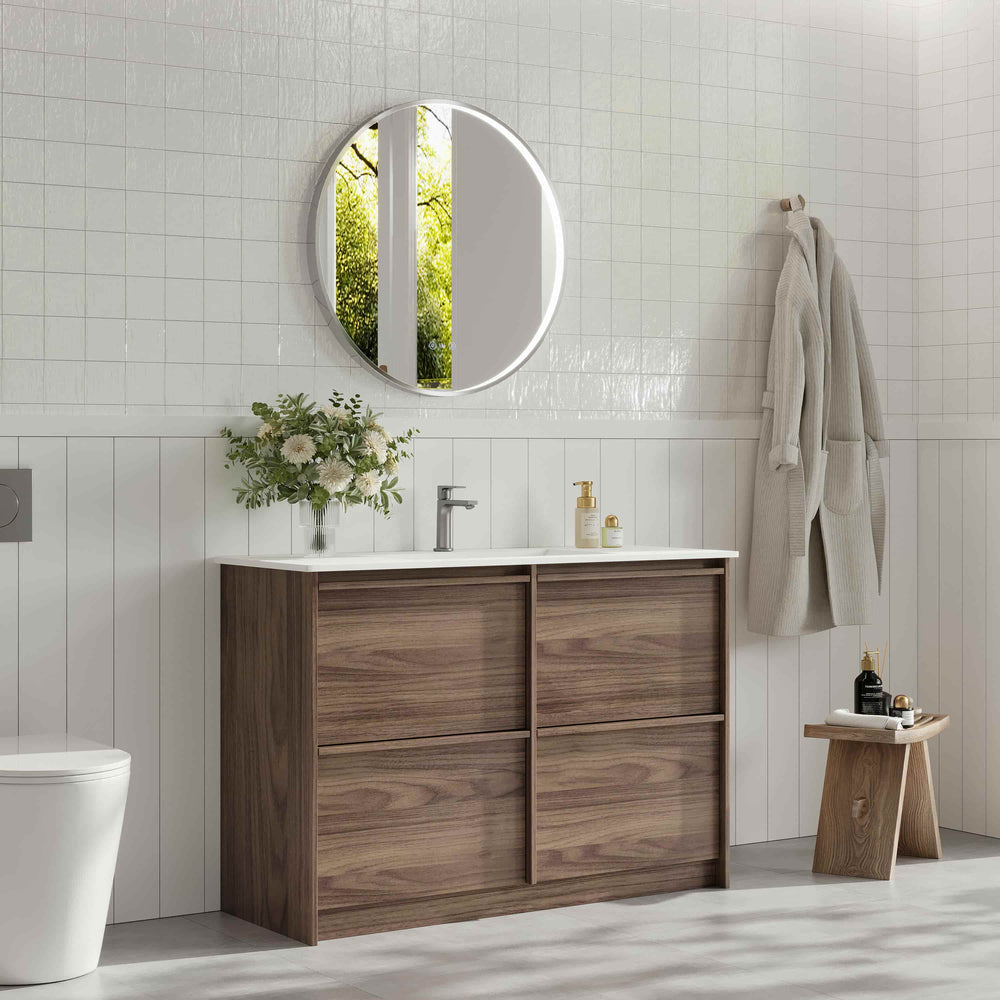 Bella 1200mm Freestanding Cabinet - Notaio Walnut