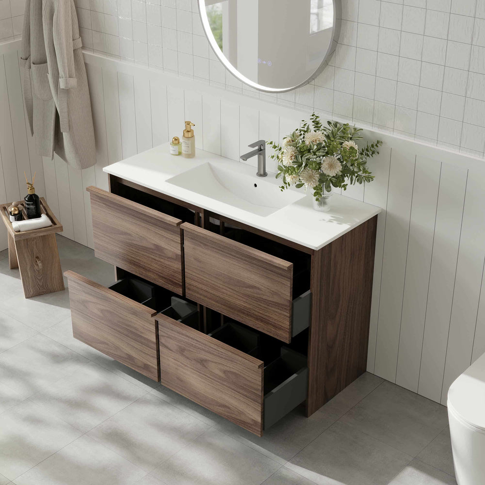 Bella 1200mm Freestanding Cabinet - Notaio Walnut