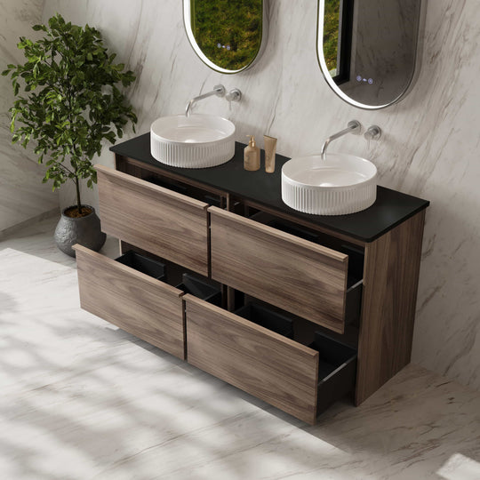 Bella 1500mm Freestanding Cabinet - Notaio Walnut