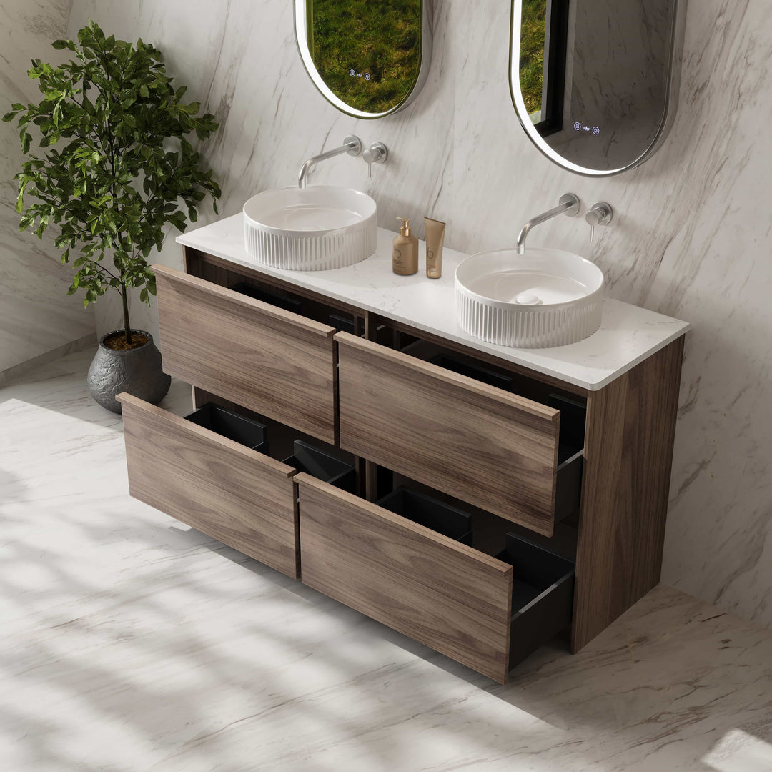 Bella 1500mm Freestanding Cabinet - Notaio Walnut