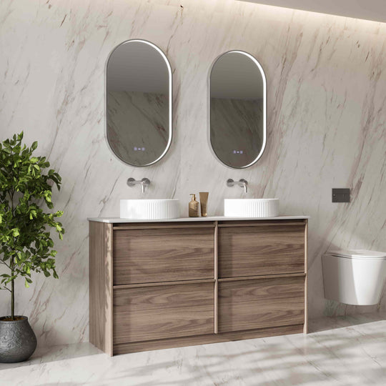 Bella 1500mm Freestanding Cabinet - Notaio Walnut