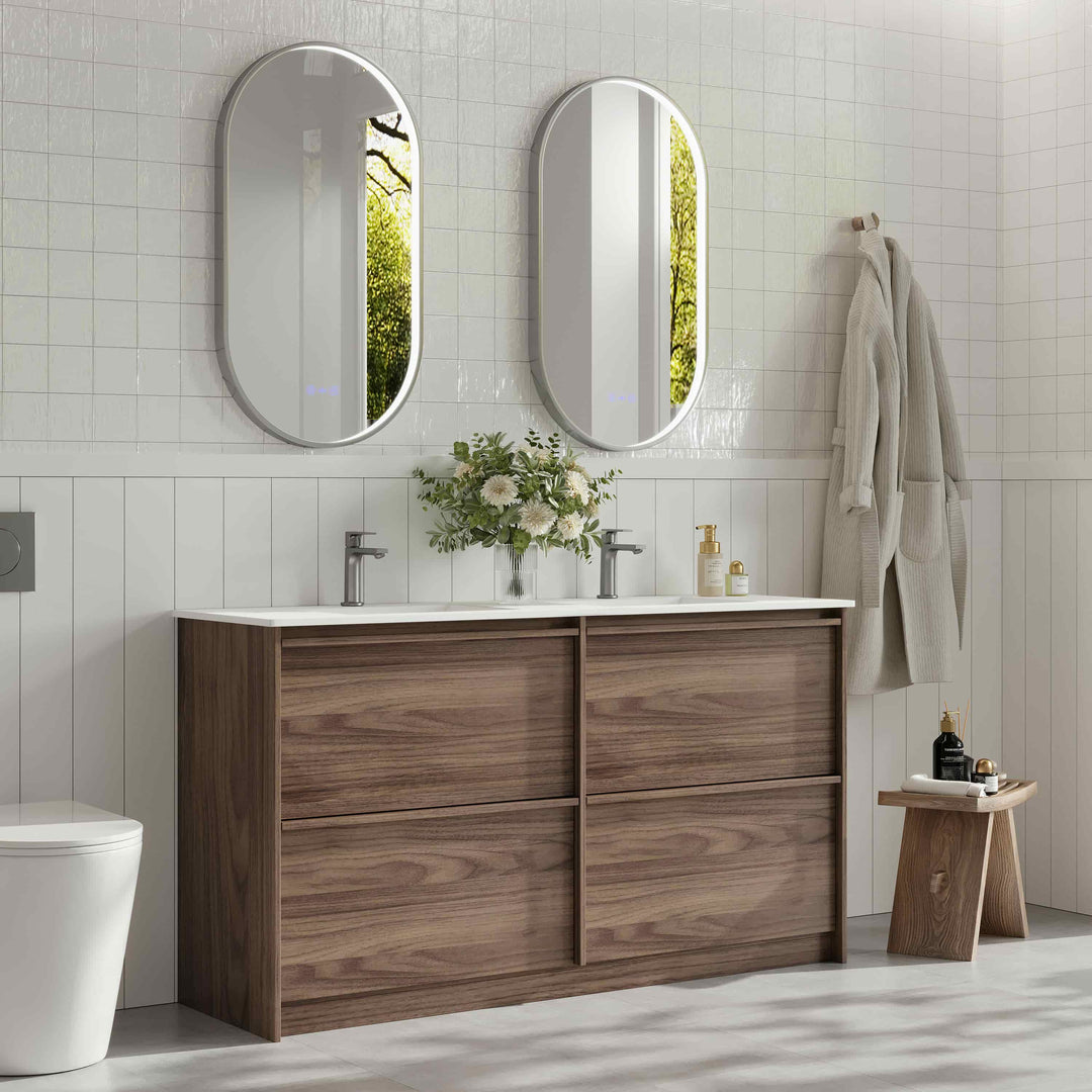 Bella 1500mm Freestanding Cabinet - Notaio Walnut