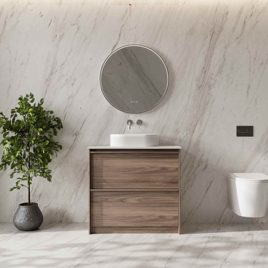 Bella 900mm Freestanding Cabinet - Notaio Walnut