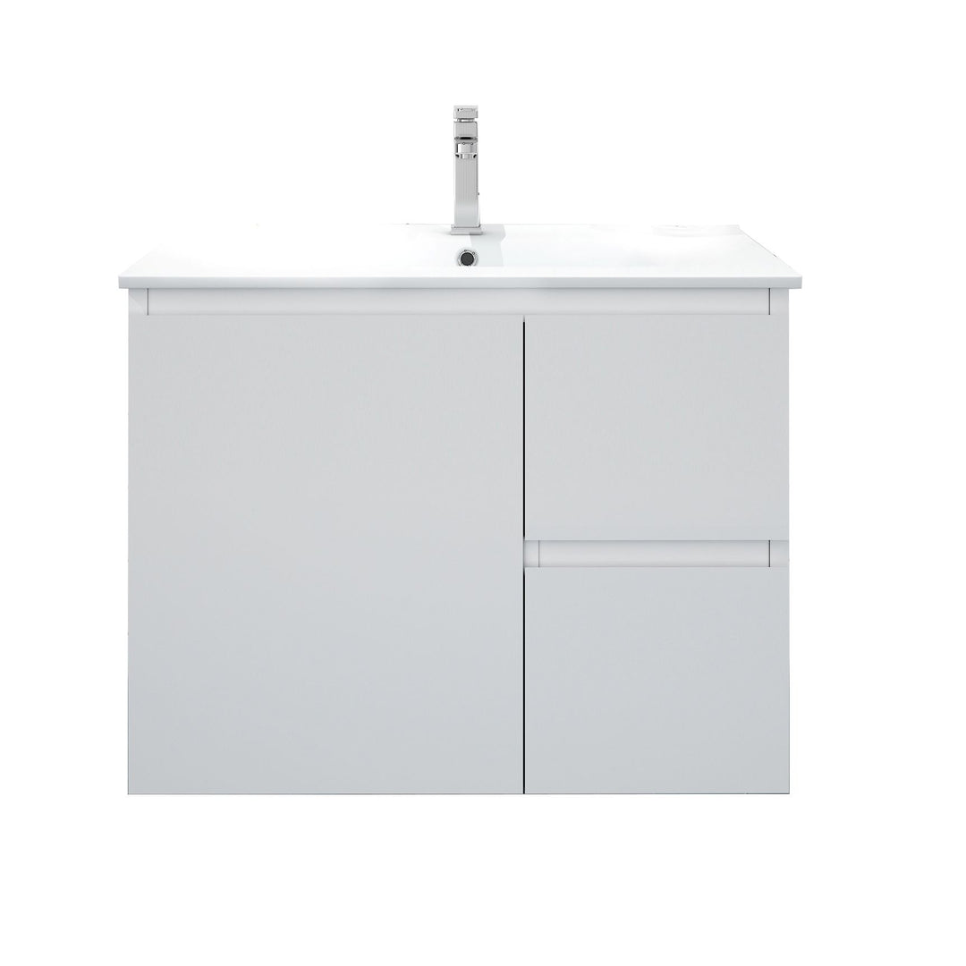 BIANCA 750mm MDF Wall-Hung Vanity (RHD)