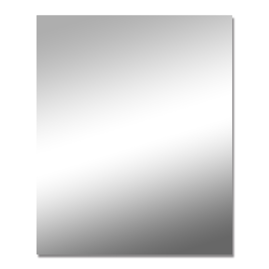 Bianca 90cm Rectangular Mirror – Pencil-Edge Design