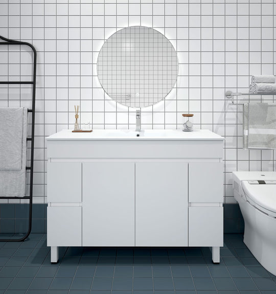 BIANCA 1200mm PVC Freestanding Vanity