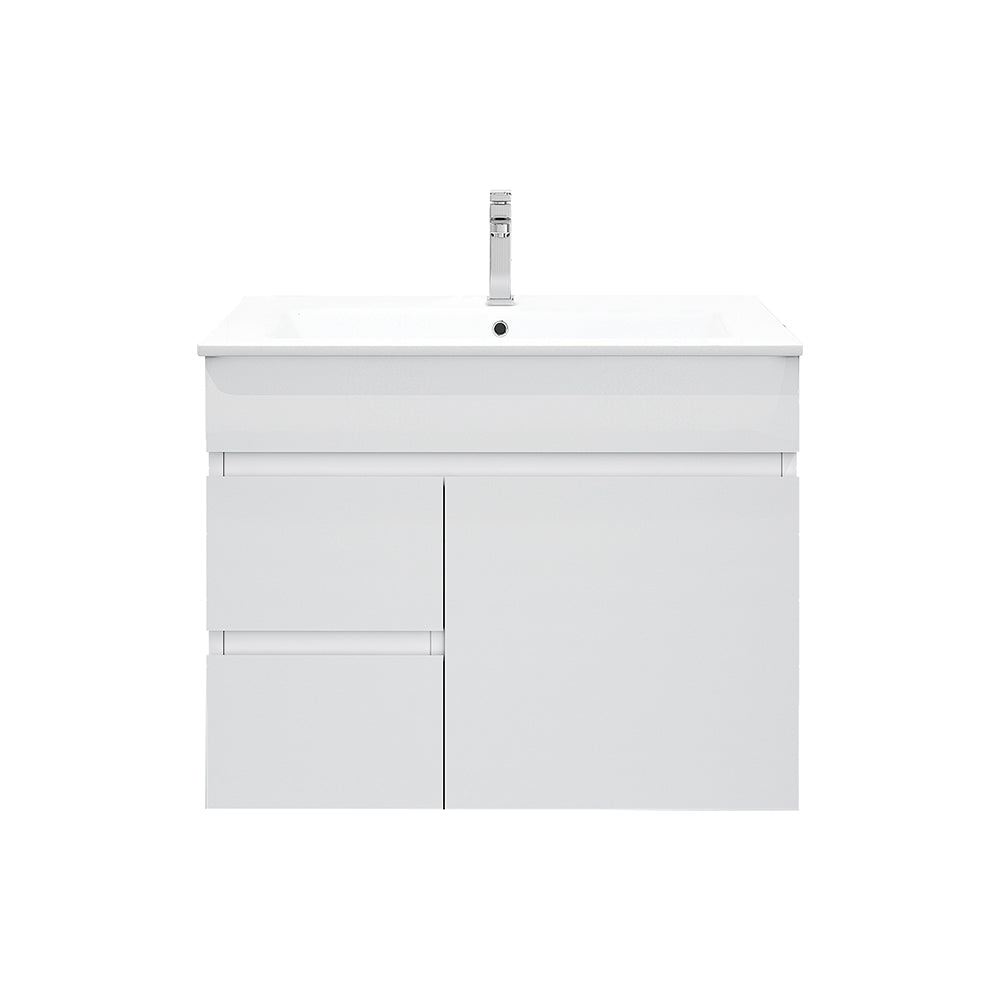 BIANCA 750mm PVC Wall-Hung Vanity (LHD)