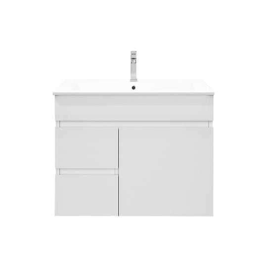 BIANCA 750mm PVC Wall-Hung Vanity (LHD)