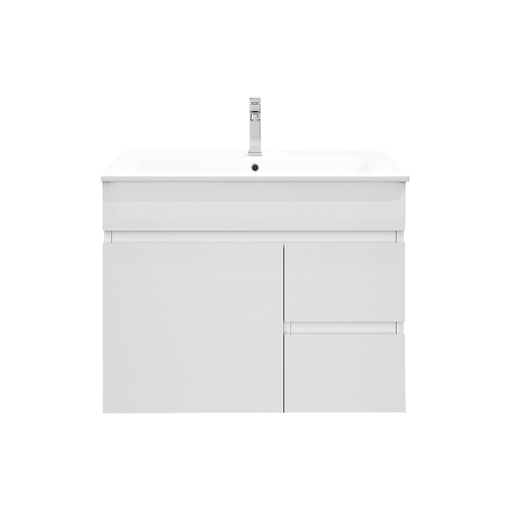 BIANCA 750mm PVC Wall-Hung Vanity (RHD)