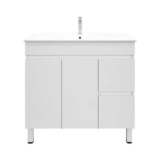 BIANCA 900mm PVC Freestanding Vanity (RHD)