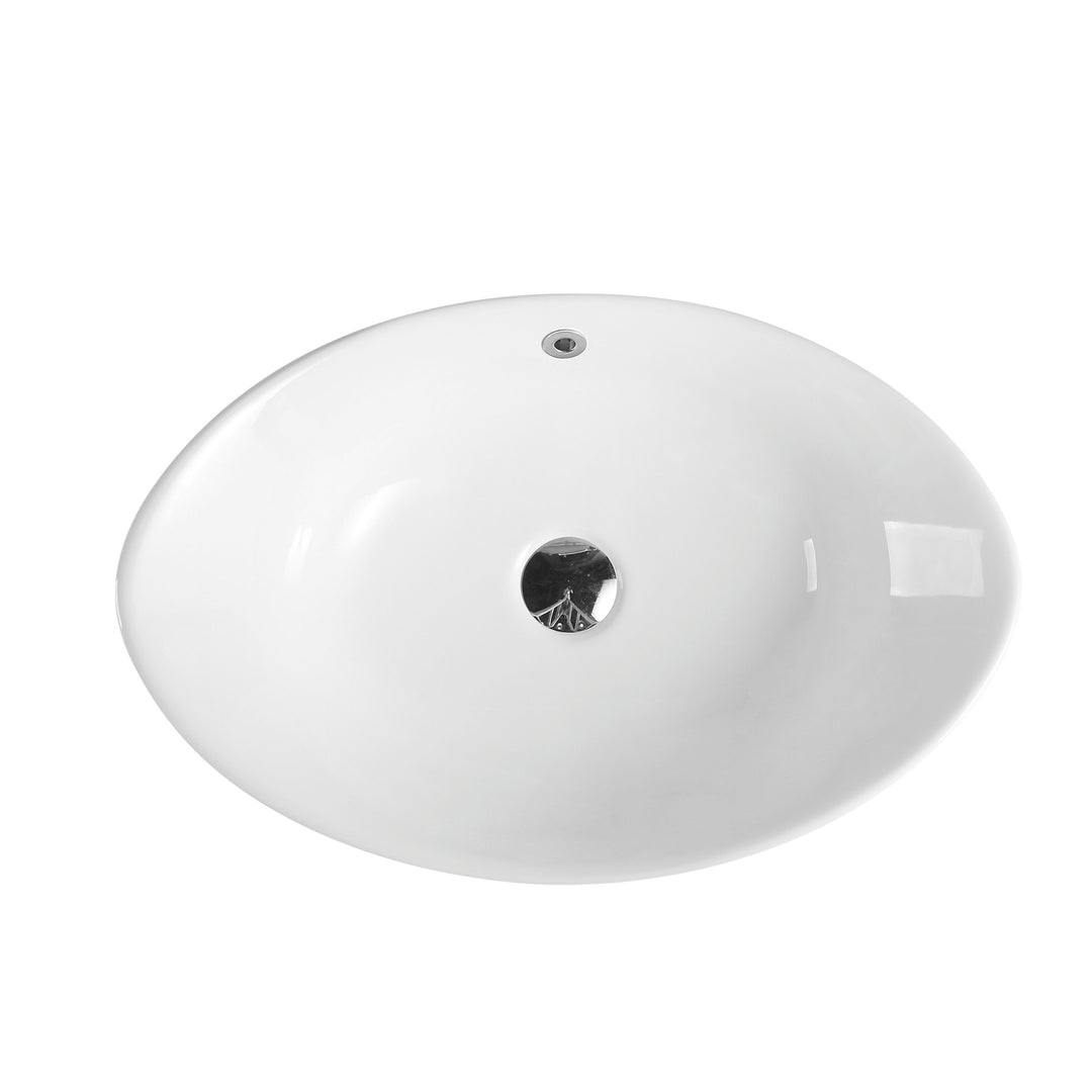 Boat 59 Counter-top Oval Basin - Gloss White