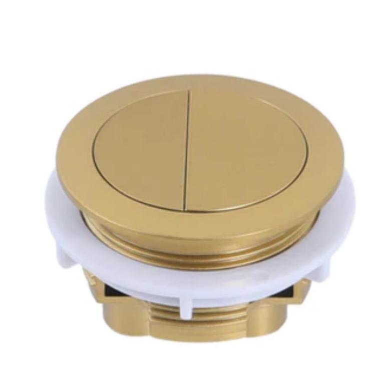 BTW Round Cistern Button – Brushed Gold