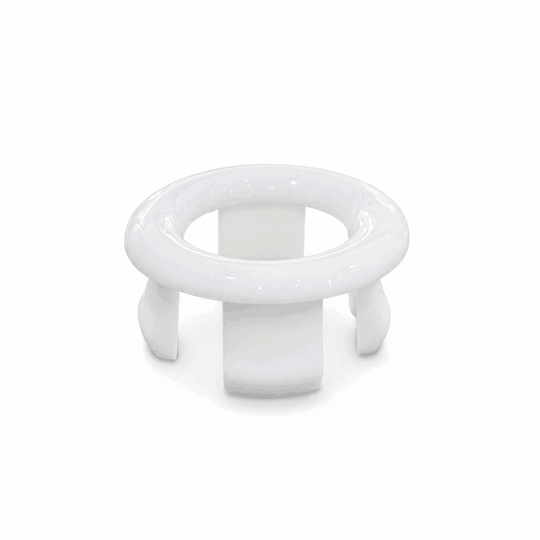 Round Basin Overflow Cover - White