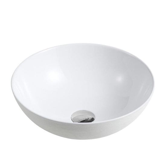 Chur 03 Counter-top Round-edged Square Basin - Touchline White