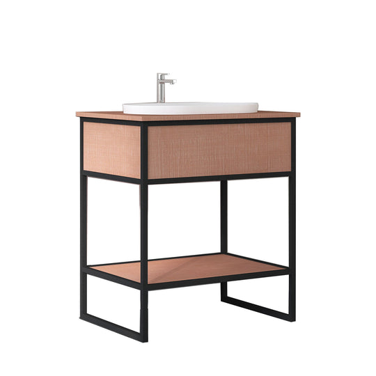 DIO 750mm Vanity Cabinet for Insert Basin - Costa Oak