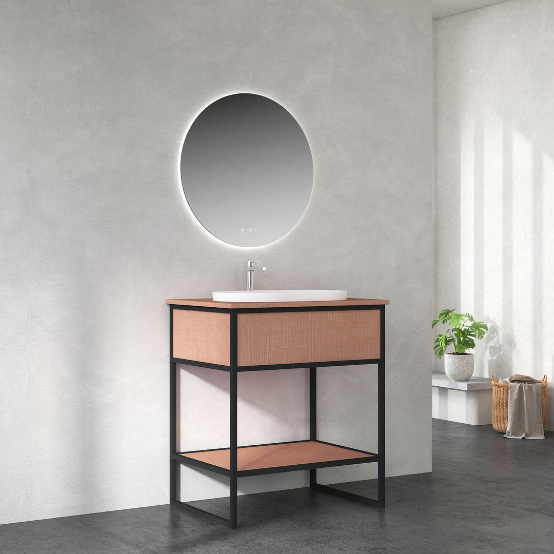 DIO 750mm Vanity Cabinet for Insert Basin - Costa Oak