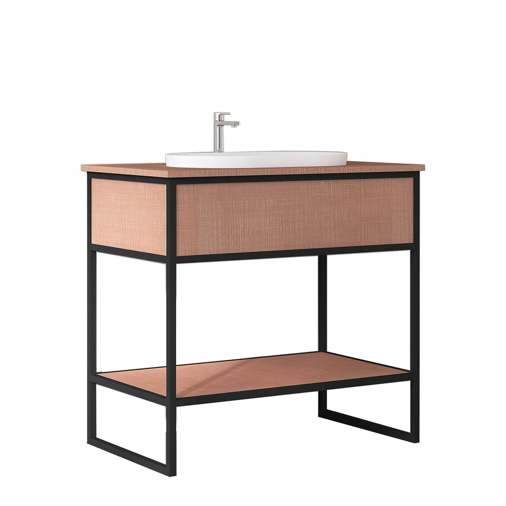 DIO 900mm Vanity Cabinet for Insert Basin - Costa Oak