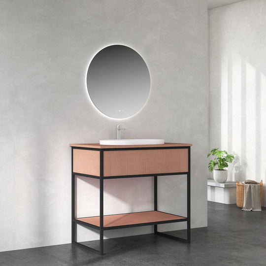 DIO 900mm Vanity Cabinet for Insert Basin - Costa Oak