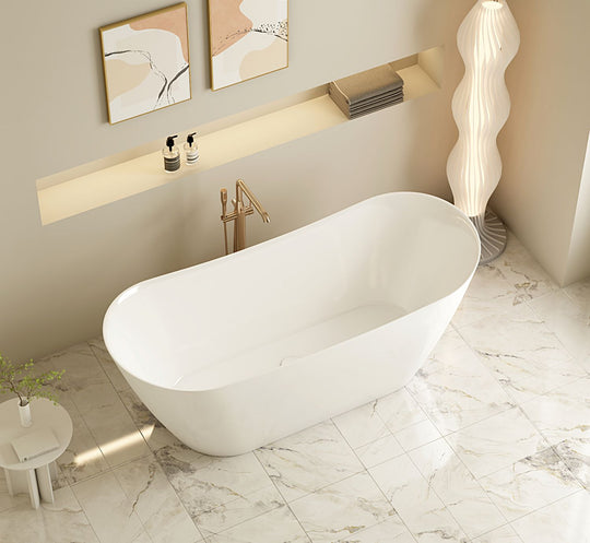 Disney Ultra-Thin Freestanding Bathtub - Gloss White