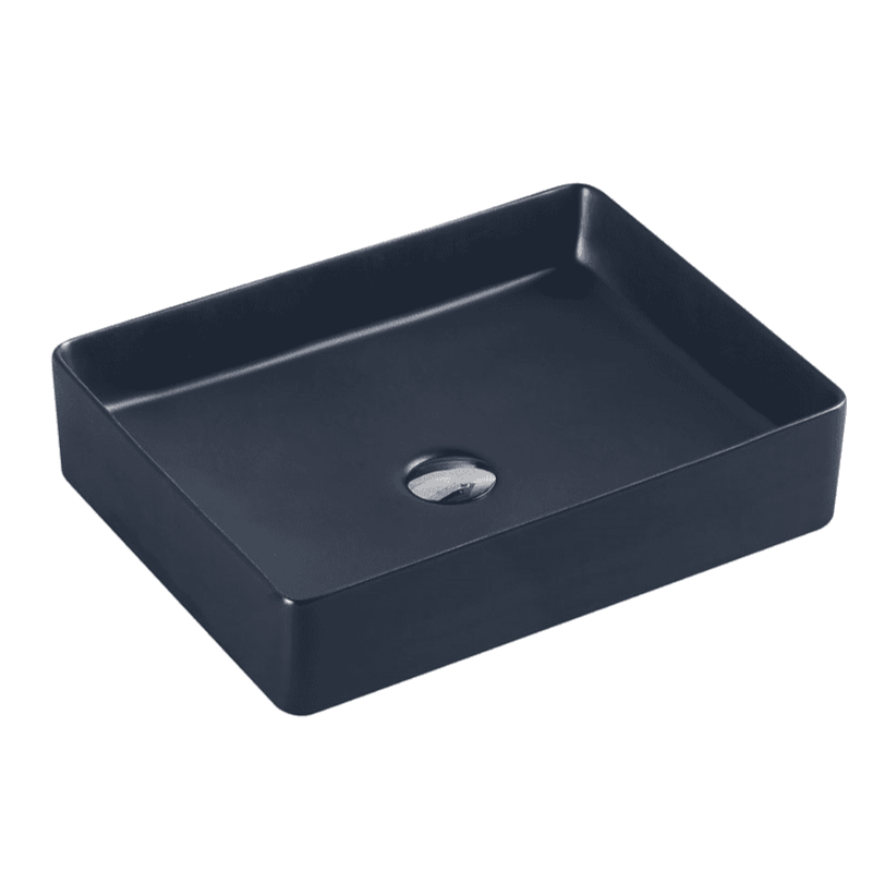 Etna 78 Series Counter-top Rectangular Art Basin - Nero Grey