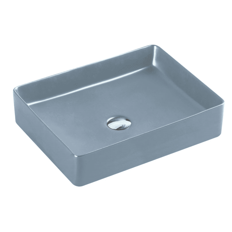 Etna 78 Series Counter-top Rectangular Art Basin - Tango Grey