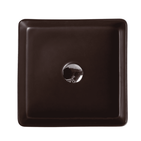 Etna 79 Series Counter-top Square Art Basin - Cappuccino