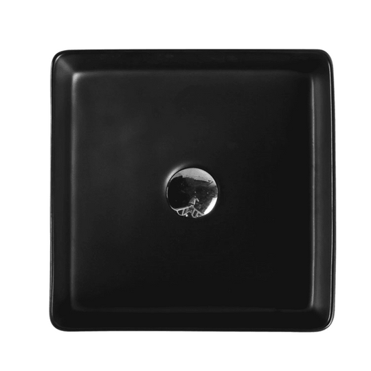 Etna 79 Series Counter-top Square Art Basin - Matt Black