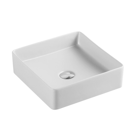 Etna 79 Series Counter-top Square Art Basin - Matt White