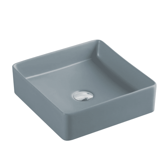 Etna 79 Series Counter-top Square Art Basin - Tango Grey