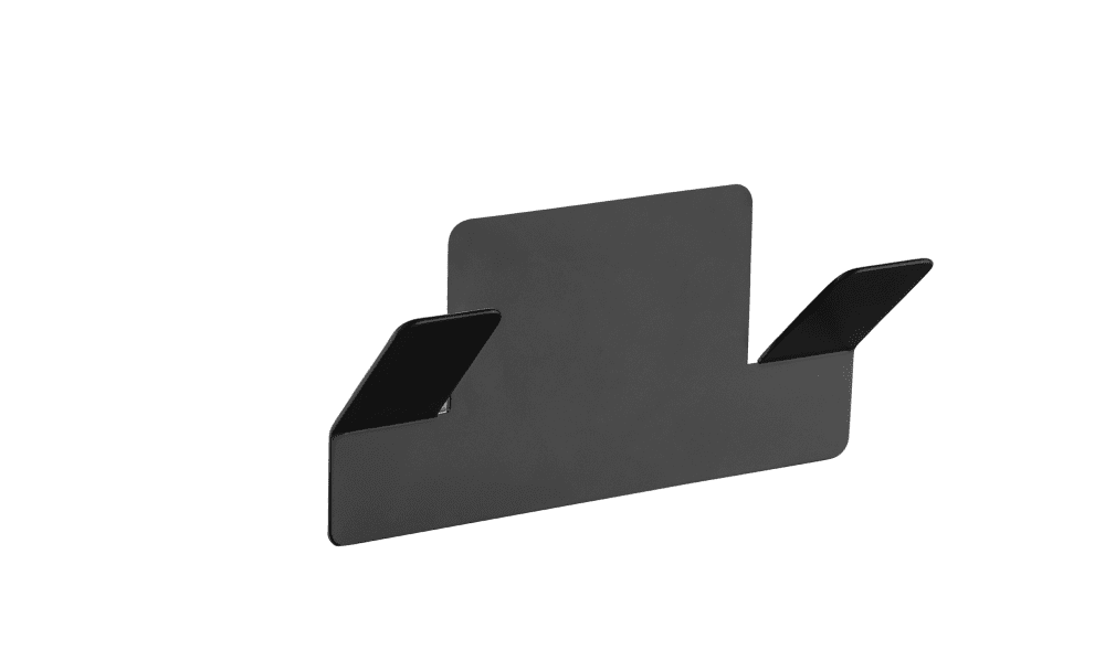 Easy Series 3800 Double Robe Hook - Matt Black