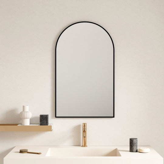 Miroir ARCH avec cadre en aluminium 600 mm