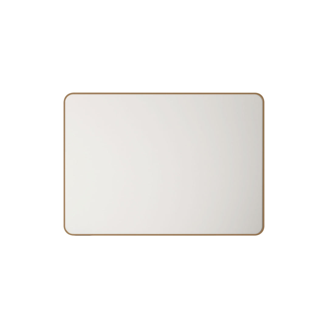 Aluminum Framed 1200mm Rectangular Mirror - Brushed Gold