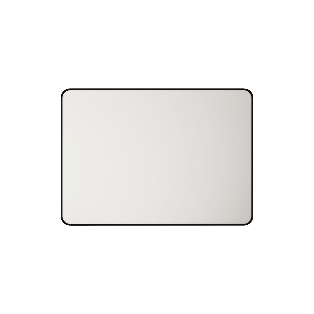 Aluminum Framed 1200mm Rectangular Mirror - Matt Black