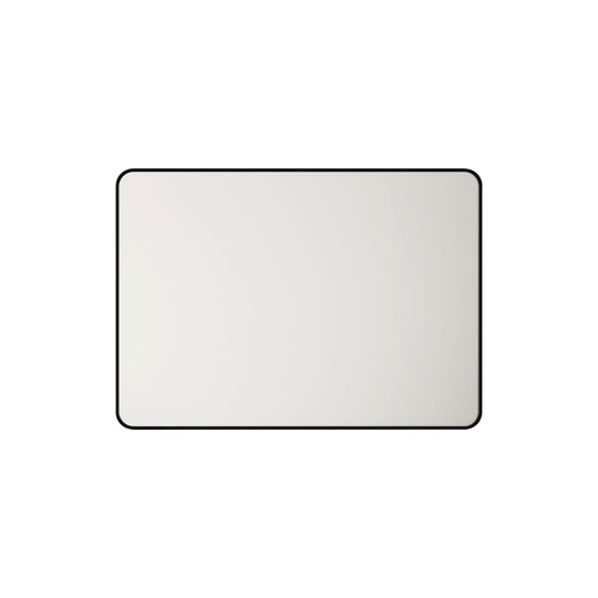 Aluminum Framed 1200mm Rectangular Mirror - Matt Black