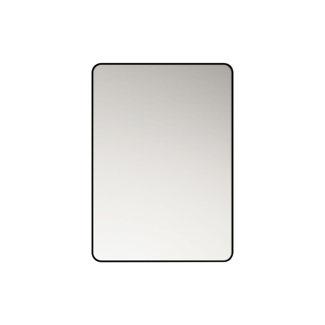 Miroir rectangulaire avec cadre en aluminium