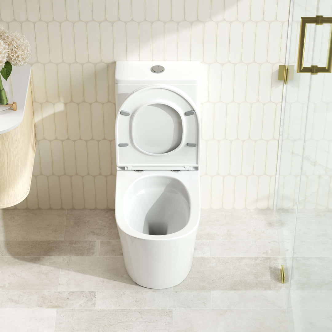 Toilettes Walton dos au mur