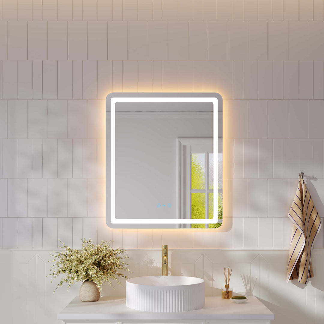 Miroir rond à LED