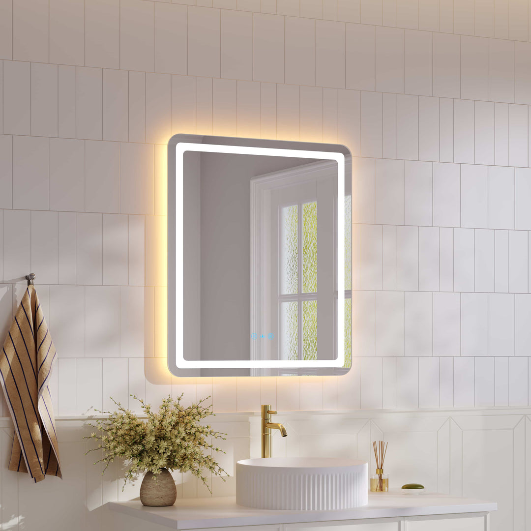 Miroir rond à LED
