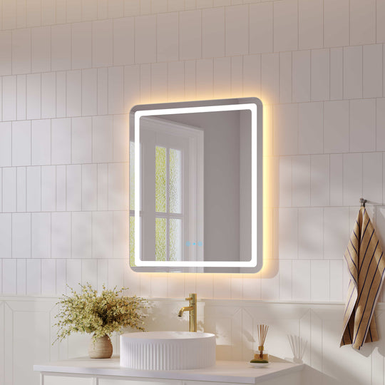Miroir rond à LED