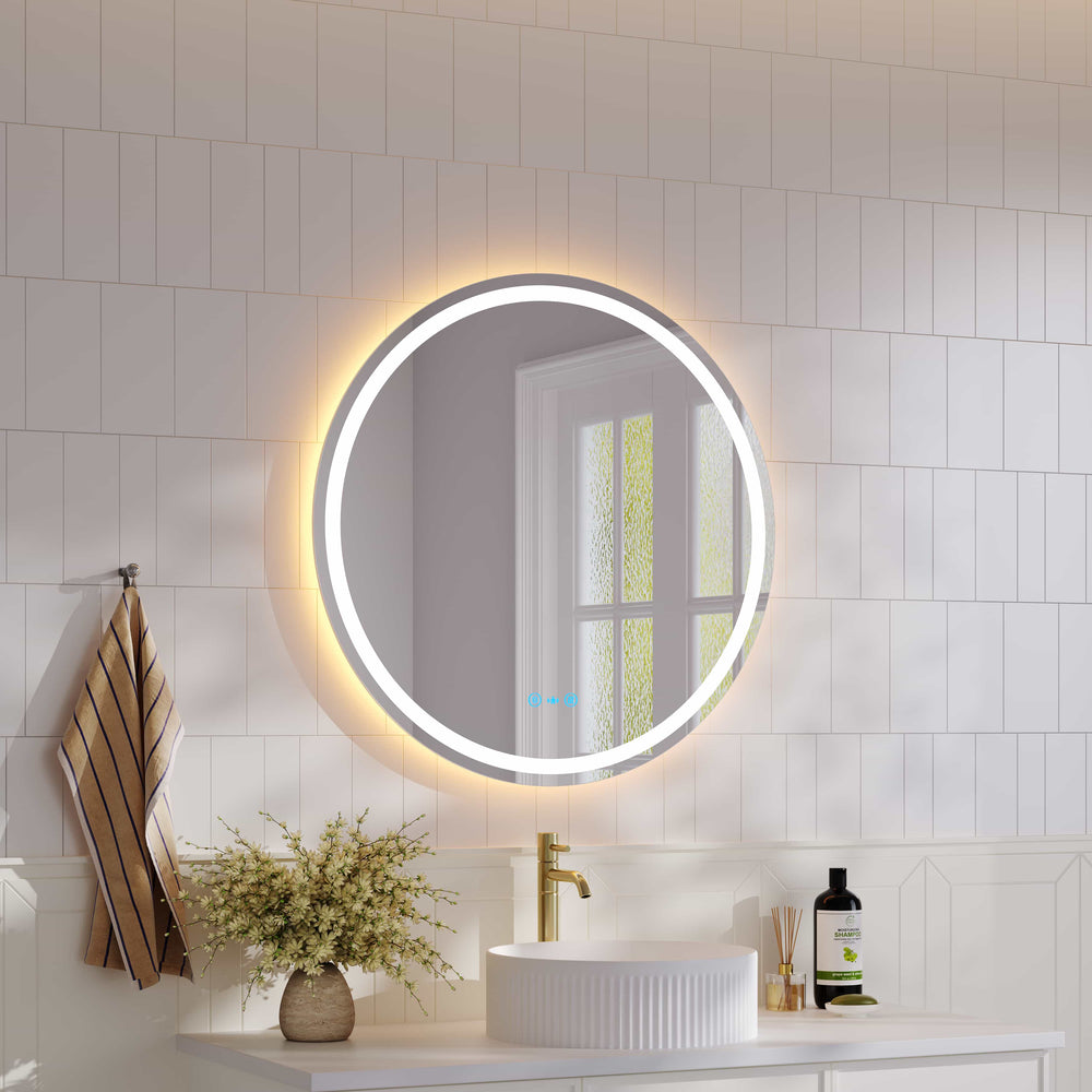 Miroir rond à LED