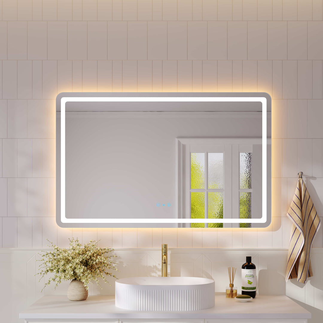 Miroir rond à LED