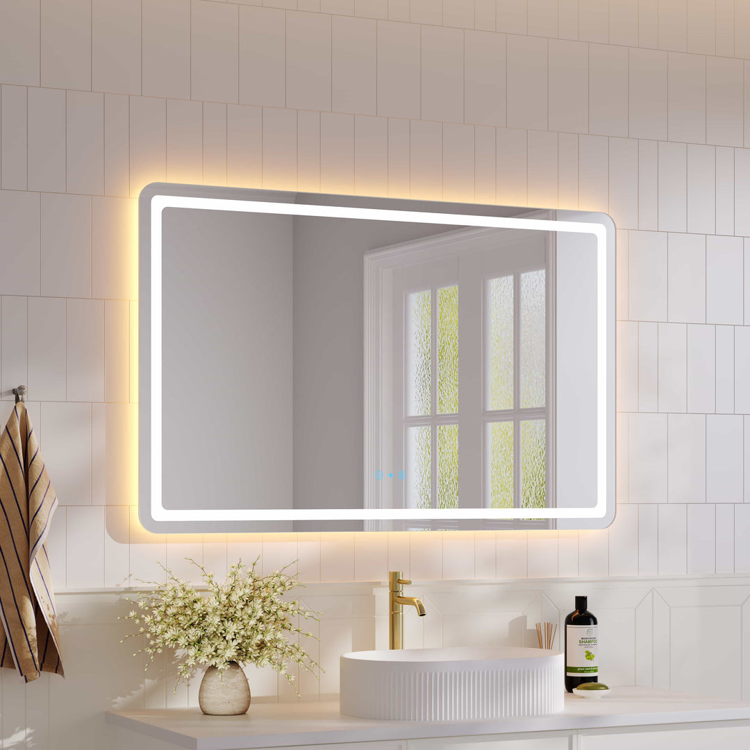 Miroir rond à LED